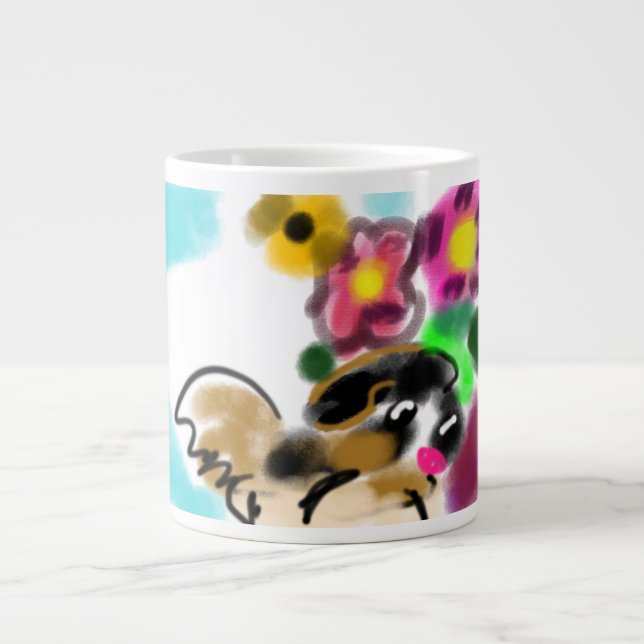 King charles spaniel  Jumbo-Tasse (Vorderseite)