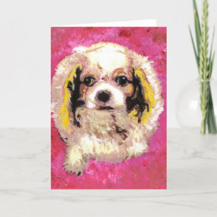 King Charles Spaniel Karte