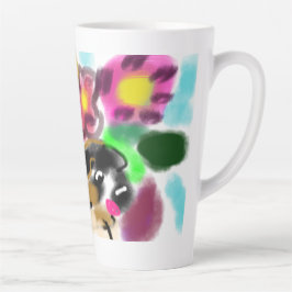 King charles spaniel  milchtasse