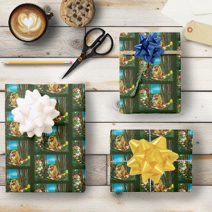 King Charles Spaniel Sprite Fantasy Geschenkpapier Set