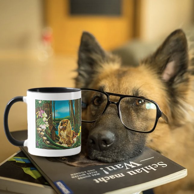 King Charles Spaniel Sprite Fantasy Tasse (Von Creator hochgeladen)