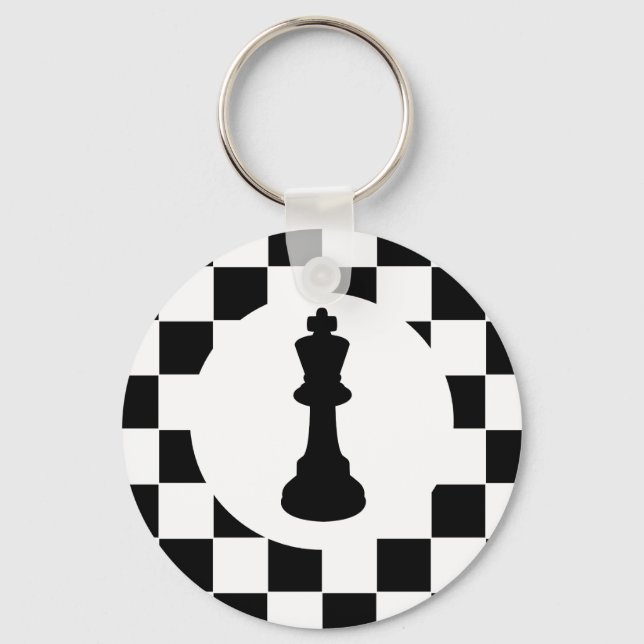 King Chess Piece - Keychain - Chess Party Favors Schlüsselanhänger (Vorderseite)