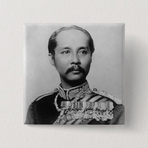 King Chulalongkorn Rama V of Thailand Button