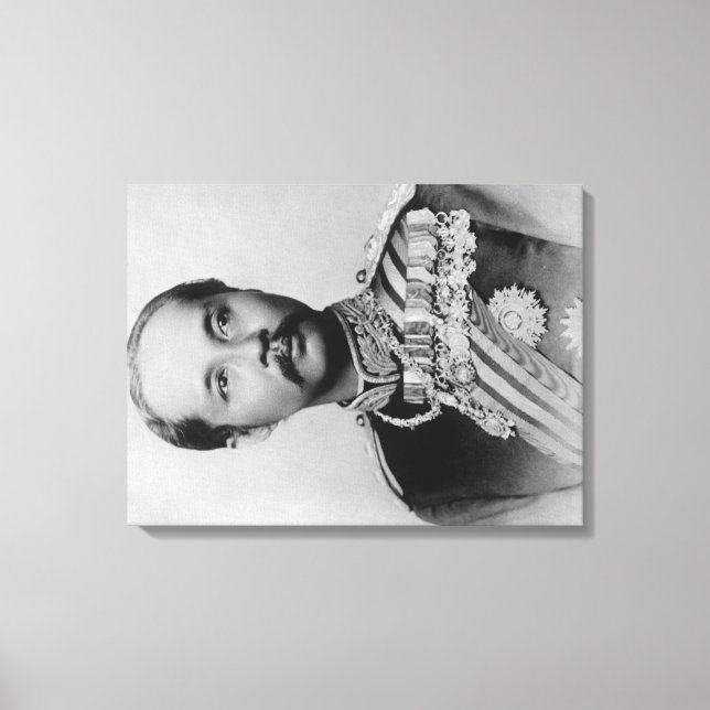 King Chulalongkorn Rama V of Thailand Fotograf Leinwanddruck (Vorderseite)