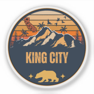 King City, Kalifornien Aufkleber