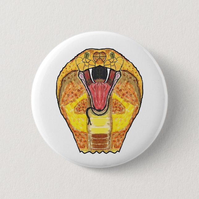 King Cobra Button (Vorderseite)
