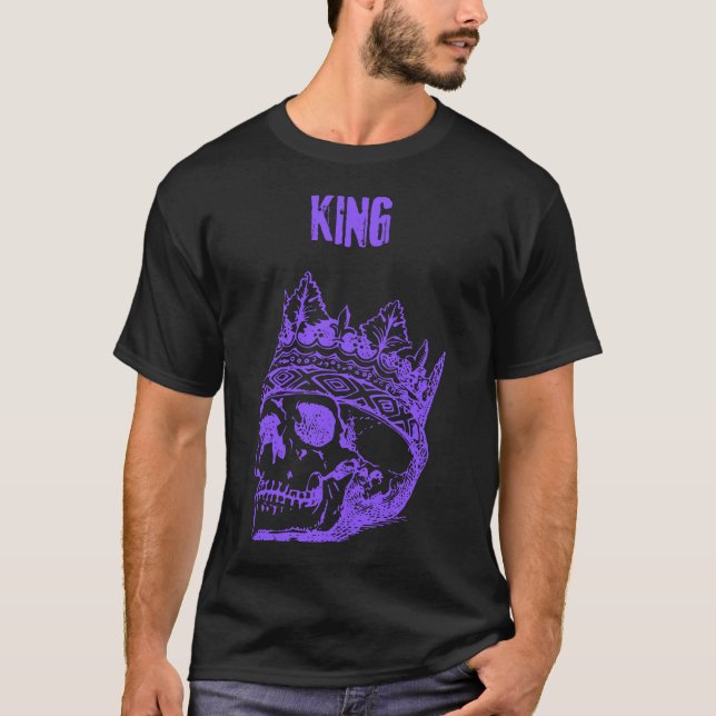 King Cool Funny & Bold T - Shirt das perfekte Gesc (Vorderseite)