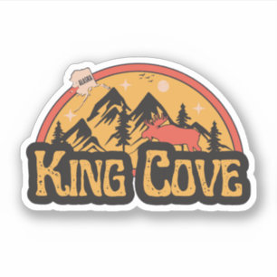 King Cove, Alaska Aufkleber