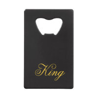 King Credit Card Flaschenöffner