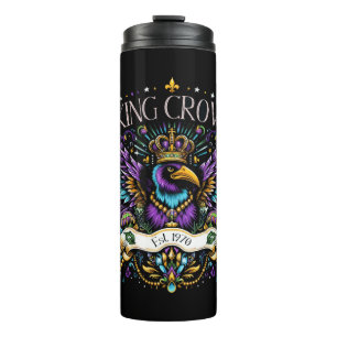 King Crow Colorful Graphic T Shirt Thermosbecher
