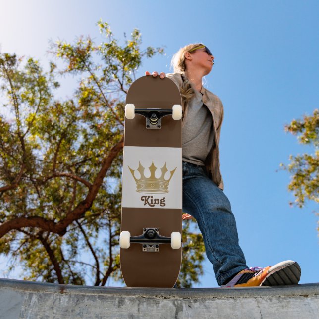 King/Crown Design Skateboard (Außenbereich 1)