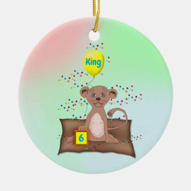 King Cub Keramik Ornament (Vorne)