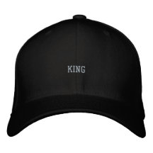 King Custom Schwarzer Vielseitiger Hutstil-Hut 