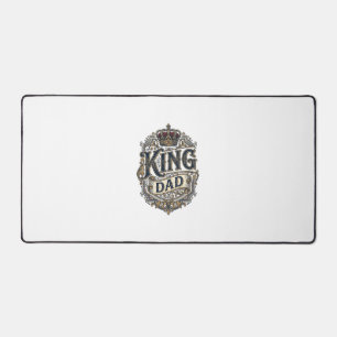 King Dad Vintage Gravur Vatertag Shirt_1 Schreibtischunterlage