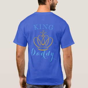 KING DADDY   Royal African Prince Baby Dusche T-Shirt