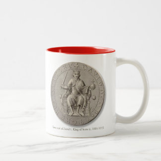 King David I. von der schottischen Tasse