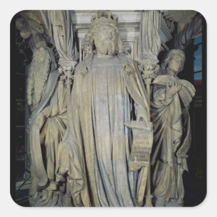 King David, Moses und Jeremiah Quadratischer Aufkleber