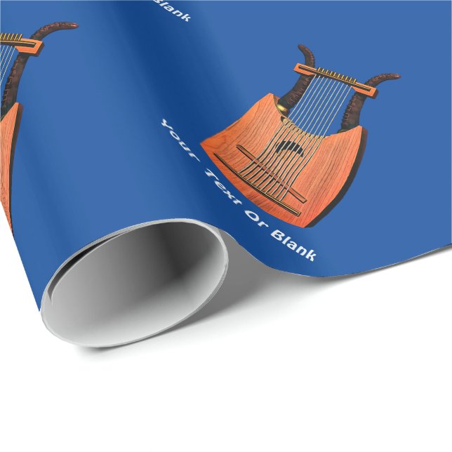 King David's Harp Geschenkpapier (Rolleneckpunkt)