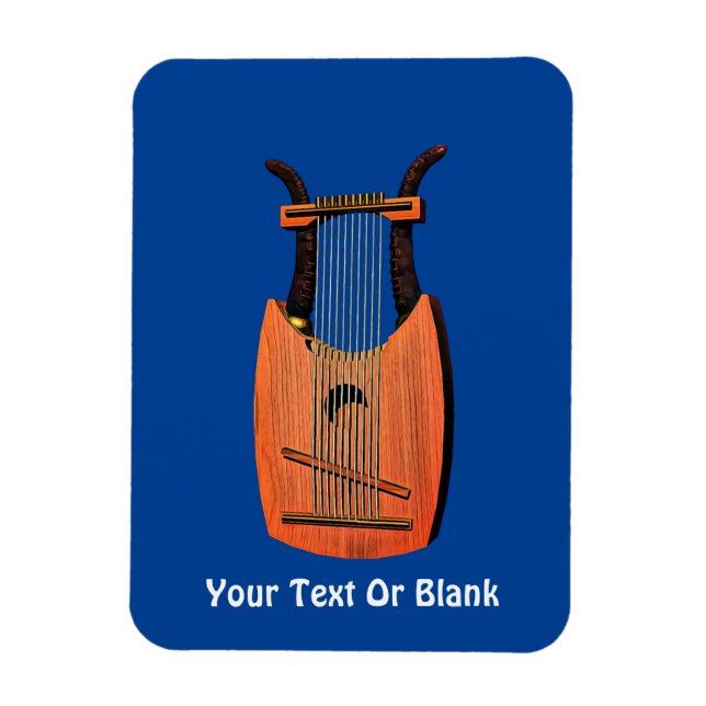 King David's Harp Magnet (Vertikal)