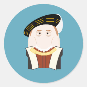 King Edward VI Runder Aufkleber