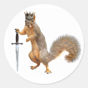 King Eichhörnchen Stickers