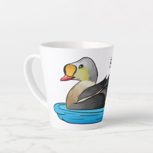 King eider bird Cartoon Milchtasse