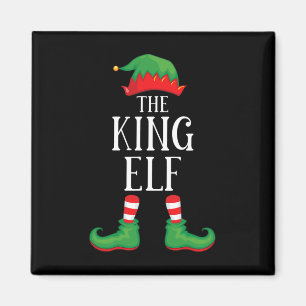 King Elf Matching Group Xmas Funny Family Christma Magnet