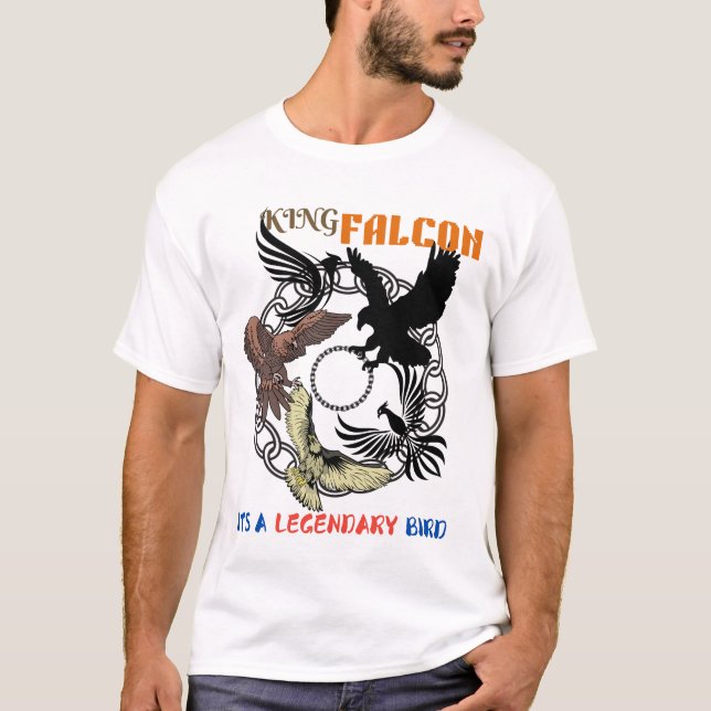 King Falcon – The Perfect Birthday Gift for brave T-Shirt (Vorderseite)