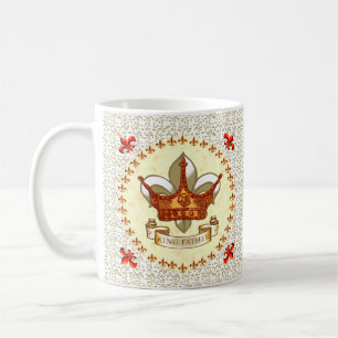 King Father Banner Crown Tasse