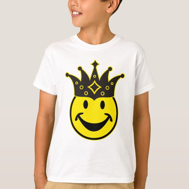 King gelb + dein Backg. Ideen T-Shirt (Vorderseite)
