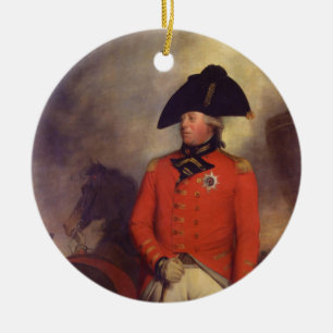 King George III von Sir William Beechey Keramikornament