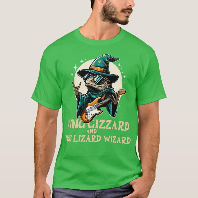KING GIZZARD UND DER ECHSENZAUBERER T-Shirt (Vorderseite)