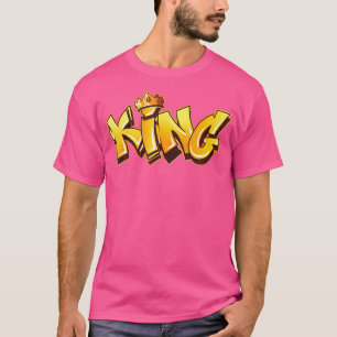 King Graffiti Art Street Art Urban Spray Paint Ang T-Shirt