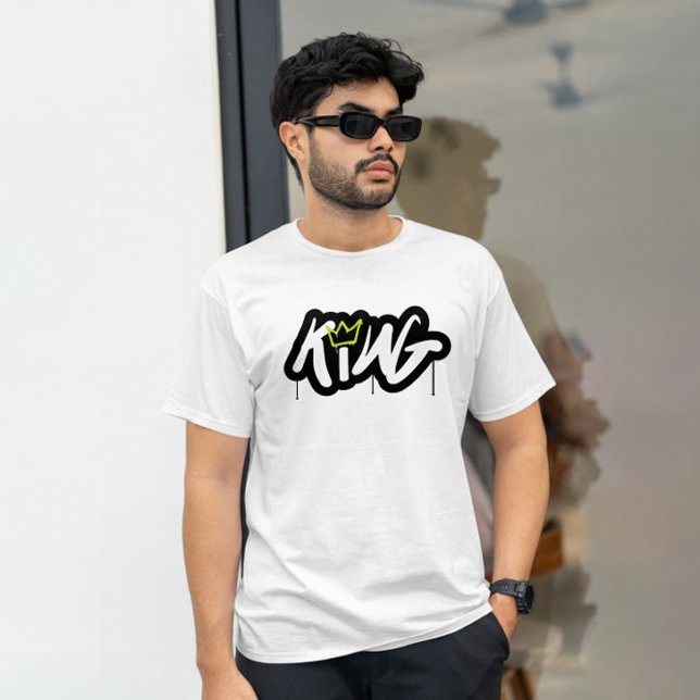 "King" Graffiti Street Style T-Shirt (Von Creator hochgeladen)