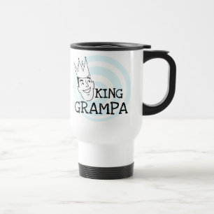 King Grampa T - Shirt und Geschenke Reisebecher