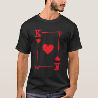 King Hearts Card Kostüme Spielkarten King Hearts T-Shirt