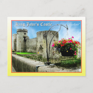 King John's Castle, Limerick, Irland Postkarte