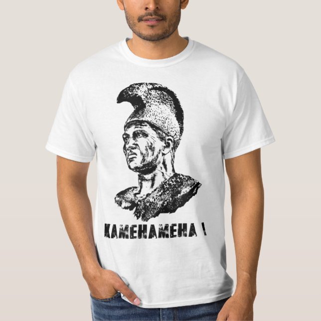 King Kamehameha I Hawaiian Islands Tropical Paradi T-Shirt (Vorderseite)