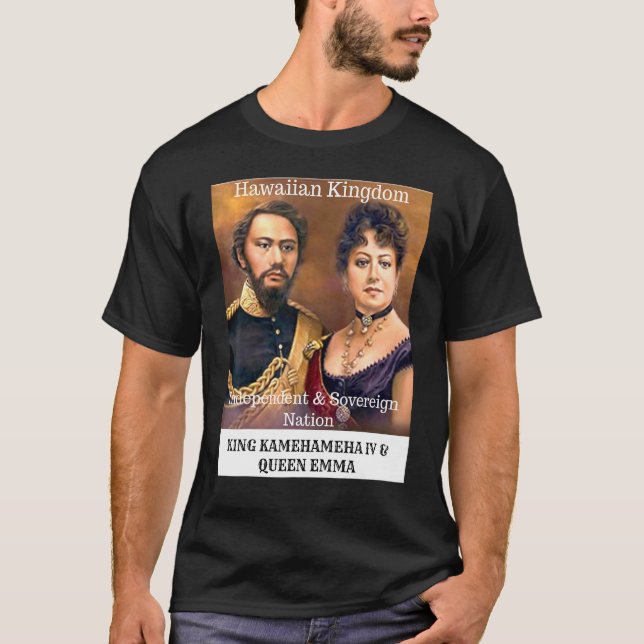 King Kamehameha Iv Queen Emma T-Shirt (Vorderseite)