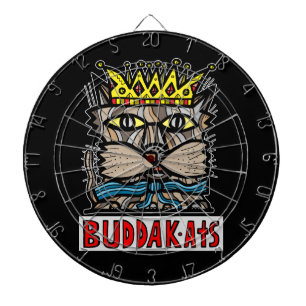 "King Kat" BuddaKats Dartboard Dartscheibe