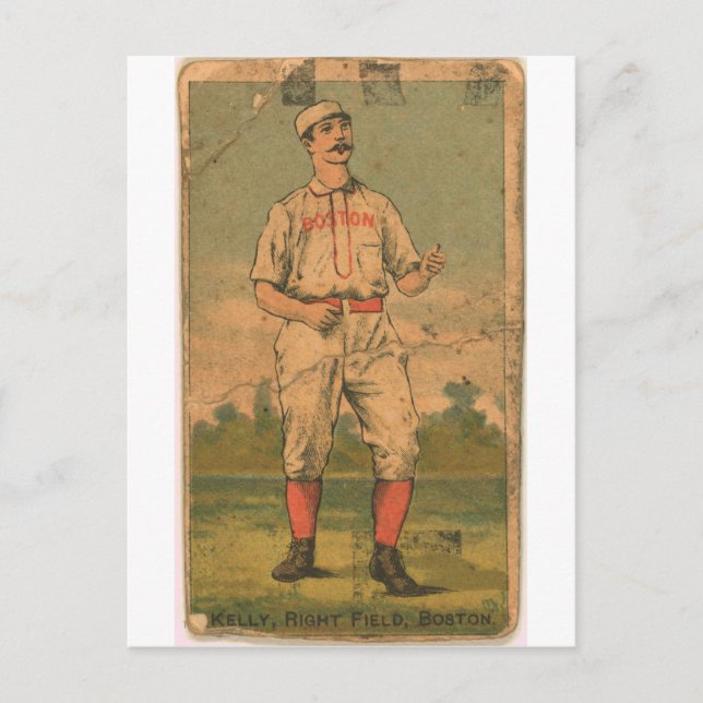 King Kelly, Boston Beaneaters Postkarte (Vorderseite)