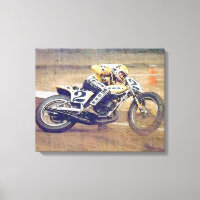 "King" Kenny Roberts, in Aktion auf dem Dirt-Fahrr