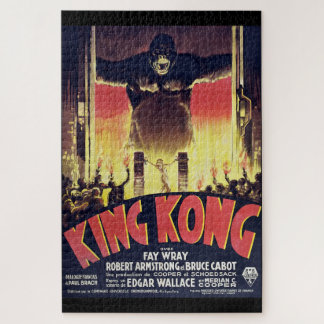 King Kong Challenge-Puzzle im Vintage-Stil