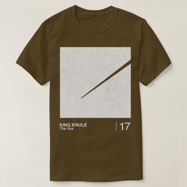 King Krule - Minimalistisches Grafikdesign 1 T-Shirt (Design vorne)