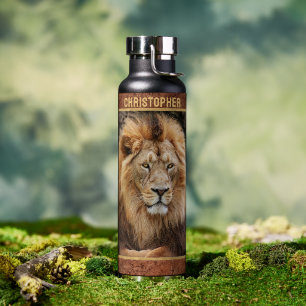 King Lion Name Trinkflasche