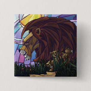 King Lion und Cubs Button