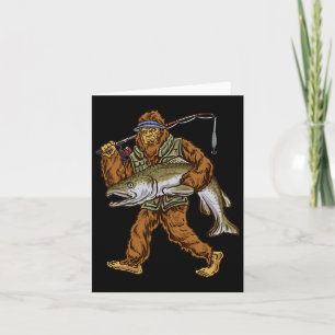 King Lmon Fischen Foreut Jagd Bigfoot Fisherme Karte