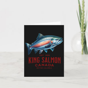 King Lmon River Fishing in British Columbia Cana Karte