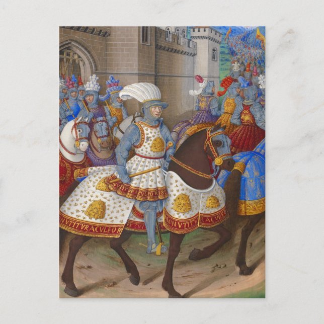 King Louis XII Le Voyage de Gênes Illustration Postkarte (Vorderseite)