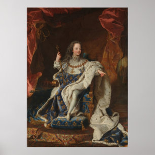 King Louis XV als Kind von Riqaud Poster